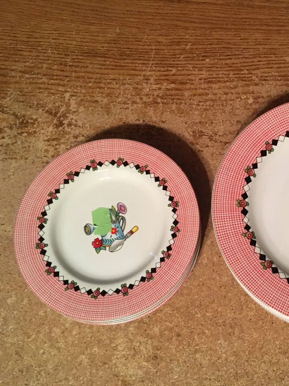 SET OF 8 1994 GARDEN TIME AT HOME WITH MARY ENGELBREIT SAKURA STONEWARE 8